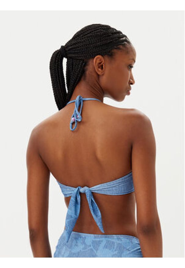 Chantelle Góra od bikini Easy Pop C22JPK Niebieski. Kolor: niebieski. Materiał: syntetyk