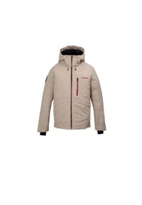 Kurtka narciarska męska Phenix Time Space. Kolor: beżowy. Materiał: poliester. Sezon: zima. Styl: wakacyjny #1