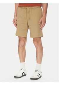 Jack & Jones - Jack&Jones Szorty materiałowe Jaiden 12274983 Beżowy Relaxed Fit. Kolor: beżowy. Materiał: bawełna