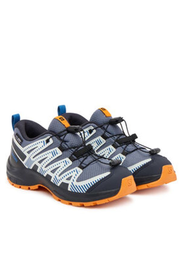 salomon - Salomon Trekkingi Xa Pro V8 Waterproof L47857000 Szary. Kolor: szary. Materiał: materiał. Sport: turystyka piesza