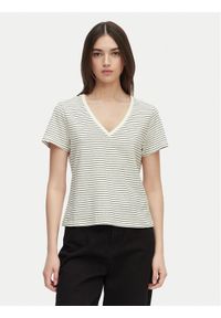 TOMMY HILFIGER - Tommy Hilfiger T-Shirt WW0WW48704 Biały Regular Fit. Kolor: biały. Materiał: bawełna #1