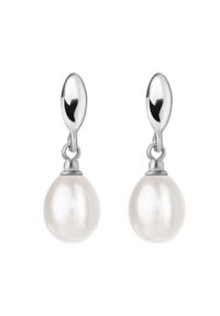 Braccatta - ALICE S wiszące srebrne kolczyki naturalne perły. Materiał: srebrne. Kolor: srebrny. Kamień szlachetny: perła #1
