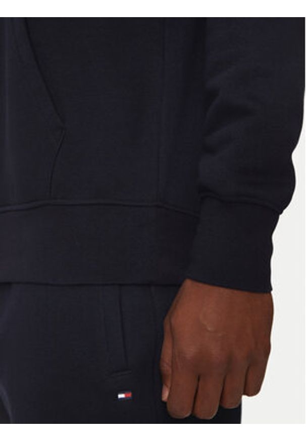 TOMMY HILFIGER - Tommy Hilfiger Dres Flag Logo MW0MW36440 Granatowy Regular Fit. Kolor: niebieski. Materiał: bawełna