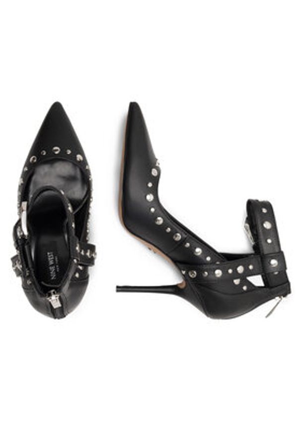 Nine West Szpilki AZIZA SJ1487-1 Czarny. Kolor: czarny. Materiał: syntetyk. Obcas: na szpilce
