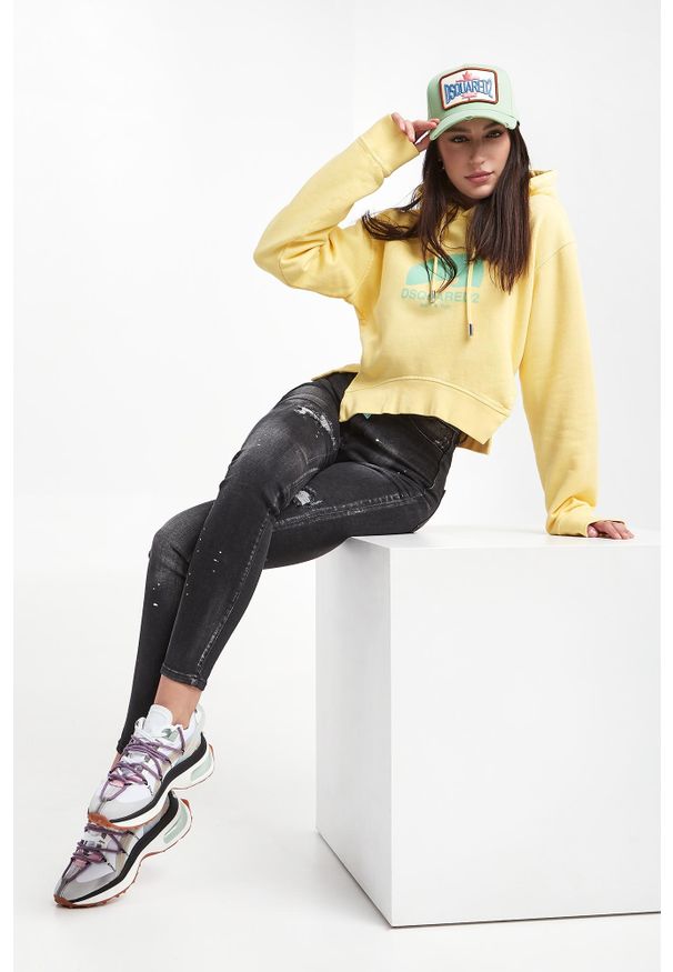 Bluza z kapturem damska DSQUARED2. Typ kołnierza: kaptur
