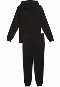 Dres Puma Hooded Sweat Suit Tr, Mężczyźni. Kolor: zielony, wielokolorowy, czarny, brązowy. Materiał: dresówka. Wzór: aplikacja, haft