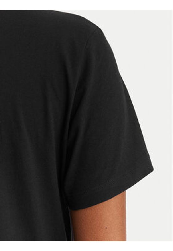 BOSS T-Shirt Elove 50554696 Czarny Slim Fit. Kolor: czarny. Materiał: bawełna