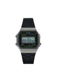 Casio Zegarek Vintage A168WEHB-1AEF Czarny. Kolor: czarny. Styl: vintage