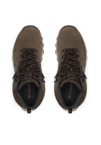 columbia - Columbia Trekkingi Newton Ridge Plus II Suede Wp 1746411 Brązowy. Kolor: brązowy. Materiał: zamsz, skóra. Sport: turystyka piesza #4