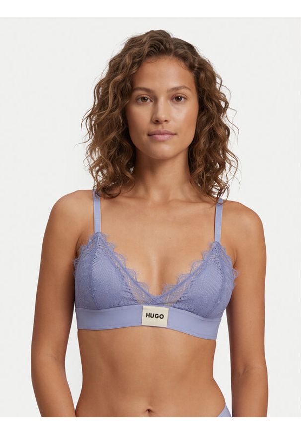 Hugo - HUGO Biustonosz braletka 50535060 Fioletowy. Kolor: fioletowy. Materiał: syntetyk