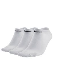 Nike - Bawełniane Skarpetki Unisex Dla Dorosłych (zestaw 3 Sztuk). Kolor: biały. Materiał: bawełna. Sport: turystyka piesza #1