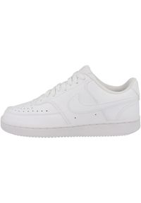 Buty do chodzenia damskie Nike Court Vision Low. Kolor: biały. Materiał: materiał, syntetyk, tkanina. Model: Nike Court. Sport: turystyka piesza
