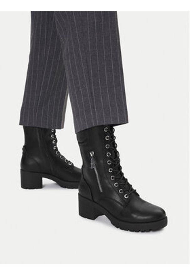 Beverly Hills Polo Club Trzewiki EO-WS0680-01 Czarny. Kolor: czarny. Materiał: materiał