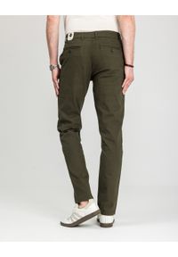 MARCUS - Męskie Spodnie Materiałowe Marcus Gerry Chino 5052 Olive Green 16-200126. Materiał: materiał #3