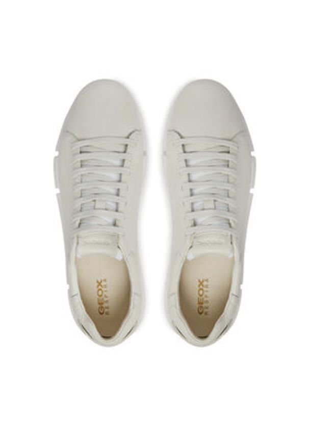 Geox Sneakersy U Adacter U45FFA 00046 C1000 Biały. Kolor: biały. Materiał: skóra