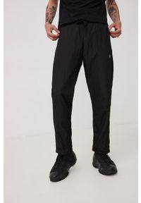 Unfair Athletics spodnie męskie kolor czarny gładkie. Kolor: czarny. Materiał: tkanina. Wzór: gładki #1