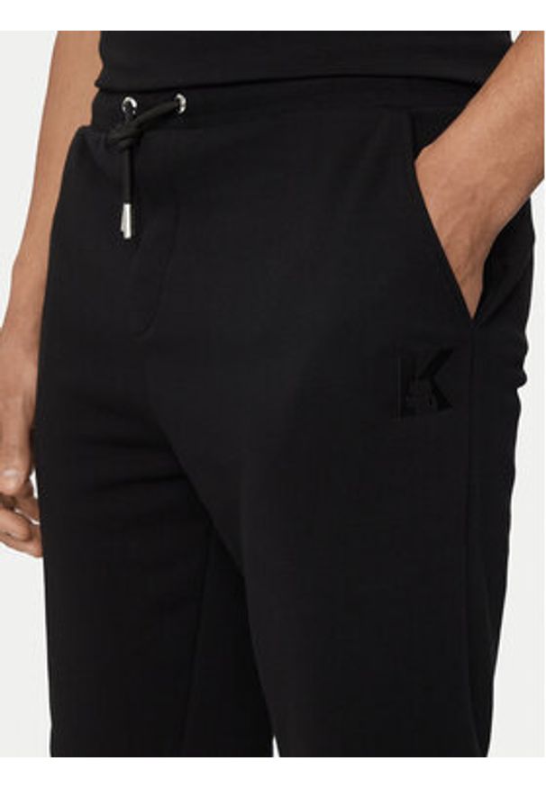 Karl Lagerfeld - KARL LAGERFELD Szorty sportowe 705889 Czarny Regular Fit. Kolor: czarny. Materiał: bawełna. Styl: sportowy