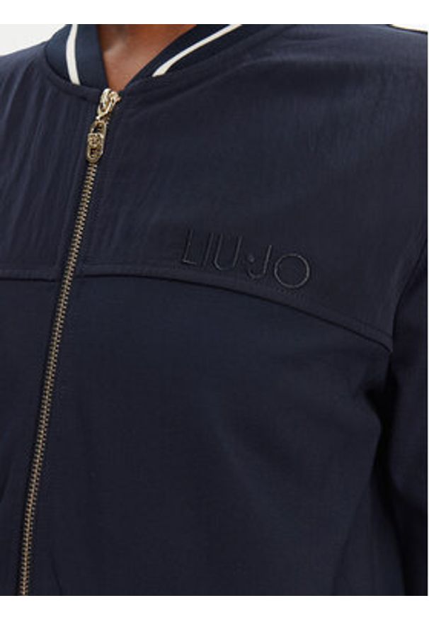 Liu Jo Sport Bluza TA5119 J5942 Granatowy Regular Fit. Kolor: niebieski. Materiał: syntetyk. Styl: sportowy