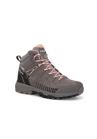 Buty trekkingowe damskie TREZETA Thunder Leather Mid W's z membraną WP. Kolor: szary #1