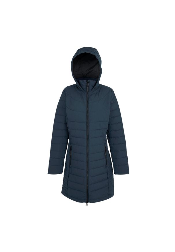 Regatta - Kurtka Damska Andria Z Podszewką. Kolor: niebieski. Materiał: puch. Sport: turystyka piesza