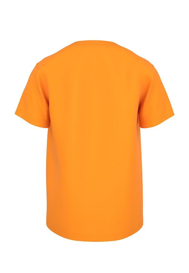 LEGO Wear - Lego Wear t-shirt bawełniany dziecięcy kolor pomarańczowy z nadrukiem. Okazja: na co dzień. Kolor: pomarańczowy. Materiał: bawełna. Wzór: nadruk. Styl: casual