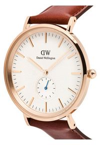 Daniel Wellington Zegarek Classic St. Mawes Horloge DW00100871 Brązowy. Kolor: brązowy. Materiał: skóra #4