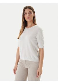 United Colors of Benetton - United Colors Of Benetton Sweter 1002D10D2 Beżowy Regular Fit. Kolor: beżowy. Materiał: wełna