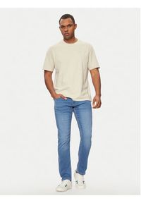 Pepe Jeans T-Shirt Jacko PM508664 Beżowy Regular Fit. Kolor: beżowy. Materiał: bawełna #5