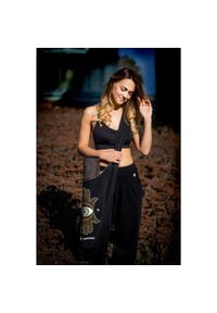 MOONHOLI - Spodnie do jogi Moonholi Moony Comfy Sweatpants z kieszeniami. Kolor: czarny. Sport: joga i pilates #1