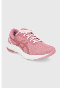 Asics Buty kolor różowy. Nosek buta: okrągły. Kolor: różowy. Sport: bieganie #3