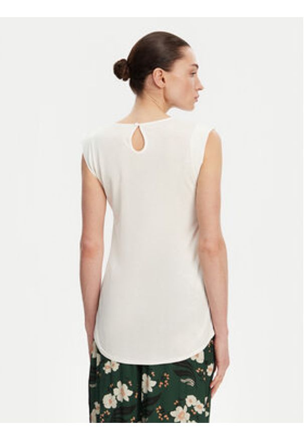 French Connection Bluzka 762ZA Écru Regular Fit. Materiał: wiskoza