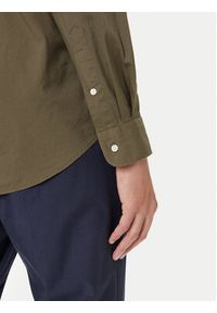 TOMMY HILFIGER - Tommy Hilfiger Koszula MW0MW37550 Khaki Regular Fit. Kolor: brązowy. Materiał: bawełna #4