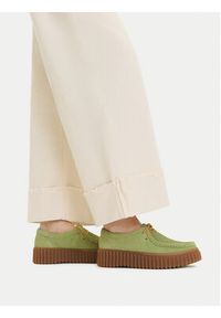 Clarks Półbuty Torhill Bee 26181186 Zielony. Kolor: zielony. Materiał: zamsz, skóra #5