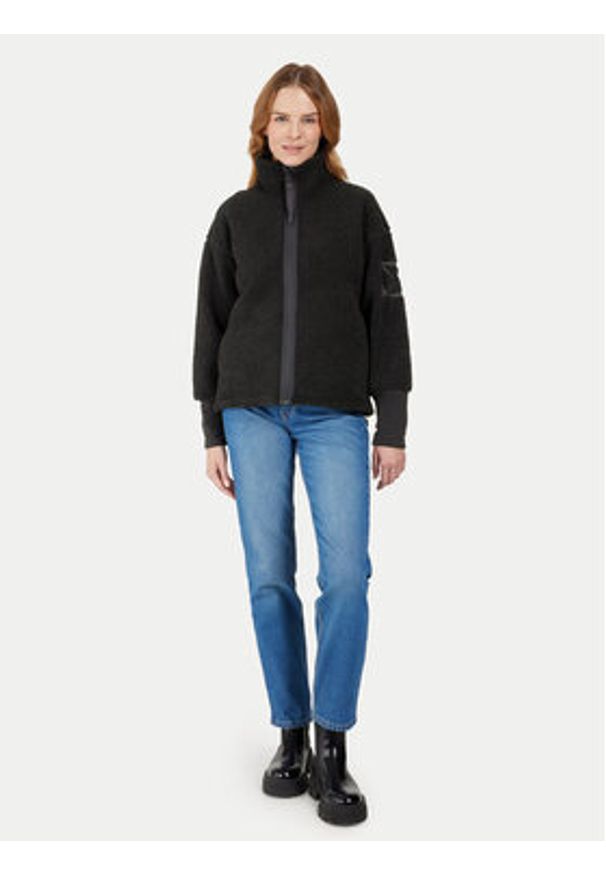 Didriksons Polar Mella 505446 Czarny Relaxed Fit. Kolor: czarny. Materiał: syntetyk