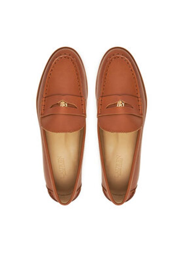 Lauren Ralph Lauren - LAUREN RALPH LAUREN Loafersy Marli 802967752002 Brązowy. Kolor: brązowy. Materiał: skóra