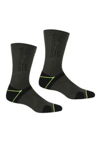 Regatta - Skarpetki Męskie Blister Protection II 2pak. Kolor: żółty, wielokolorowy, czarny, zielony