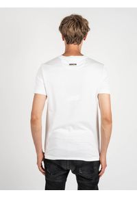 Les Hommes T-shirt | LLT205 721P | Round Neck T-Shirt | Mężczyzna | Biały. Okazja: na co dzień. Kolor: biały. Materiał: bawełna. Wzór: nadruk. Styl: casual #6