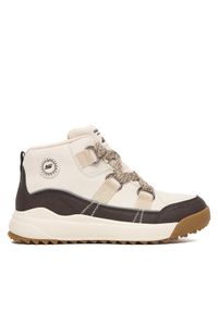 skechers - Skechers Botki Yana 180320/NTBR Beżowy. Kolor: beżowy. Materiał: materiał