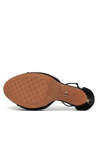 Nine West Sandały TS6218-01 Czarny. Kolor: czarny. Materiał: materiał #3