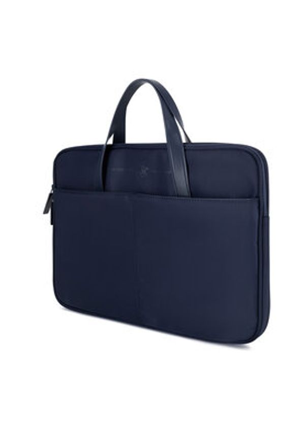 Beverly Hills Polo Club Torba na laptopa BHPC-K-027-06 Granatowy. Kolor: niebieski. Materiał: nylon, materiał
