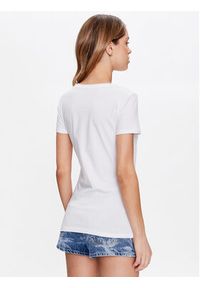Guess T-Shirt Embellish Logo W3GI40 J1314 Biały Slim Fit. Kolor: biały. Materiał: bawełna #4