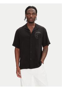 Just Cavalli Koszula 78OALY04 Czarny Regular Fit. Kolor: czarny. Materiał: wiskoza