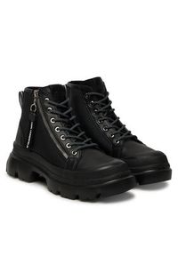 Karl Lagerfeld - KARL LAGERFELD Trapery KL43543 Czarny. Kolor: czarny. Materiał: skóra #5