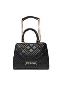 Love Moschino - LOVE MOSCHINO Torebka JC4111PP0NLA0000 Czarny. Kolor: czarny. Materiał: skórzane