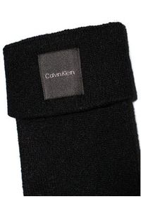 Calvin Klein Rękawiczki Damskie Chunky K60K612619 Czarny. Kolor: czarny. Materiał: materiał, kaszmir