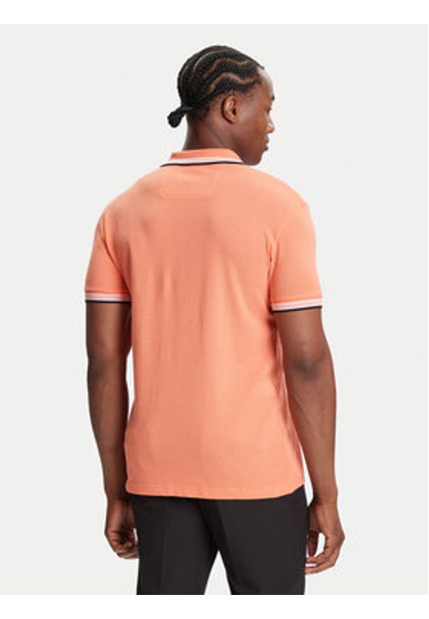 BOSS - Boss Polo Paddy 50469055 Pomarańczowy Regular Fit. Typ kołnierza: polo. Kolor: pomarańczowy. Materiał: bawełna