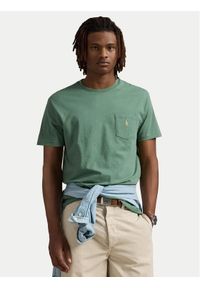 Polo Ralph Lauren T-Shirt 710704248270 Zielony Regular Fit. Typ kołnierza: polo. Kolor: zielony. Materiał: bawełna #1