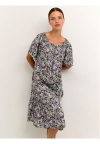 Kaffe Sukienka letnia Lorania 10507492 Kolorowy Regular Fit. Materiał: wiskoza. Wzór: kolorowy. Sezon: lato #1