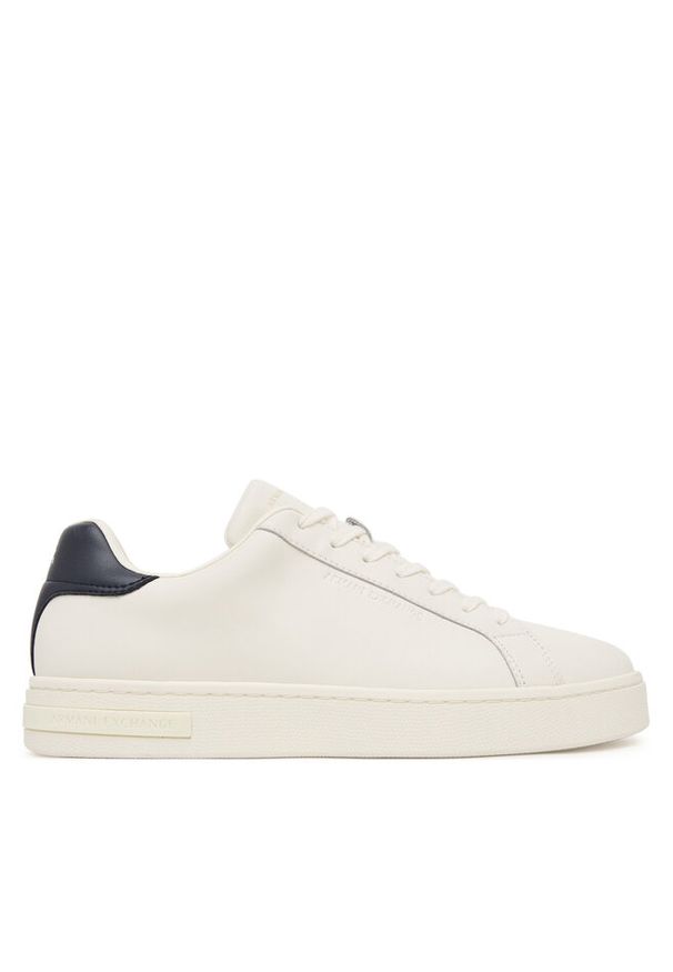 Sneakersy Armani Exchange. Kolor: biały