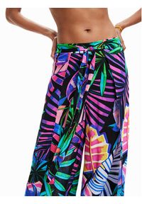 Desigual Spodnie materiałowe 23SWMW08 Kolorowy Regular Fit. Materiał: materiał, wiskoza. Wzór: kolorowy #5